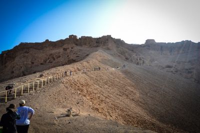 Masada From Bottom Roman Ramp